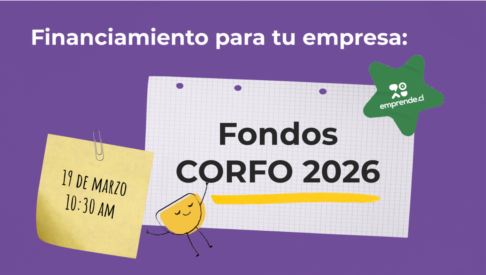 Webinar de Fondos Corfo 2026