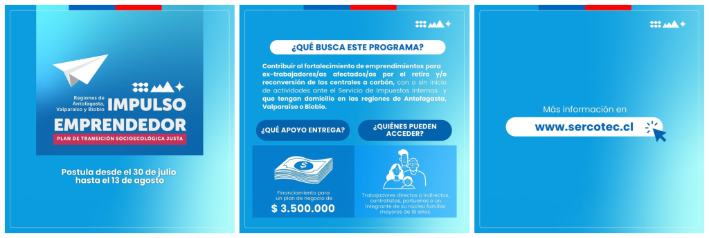 Impulso Emprendedor para Antofagasta, Valparaíso y Biobío