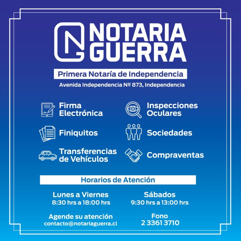 ¡Esta es la primera notaría de Independencia!