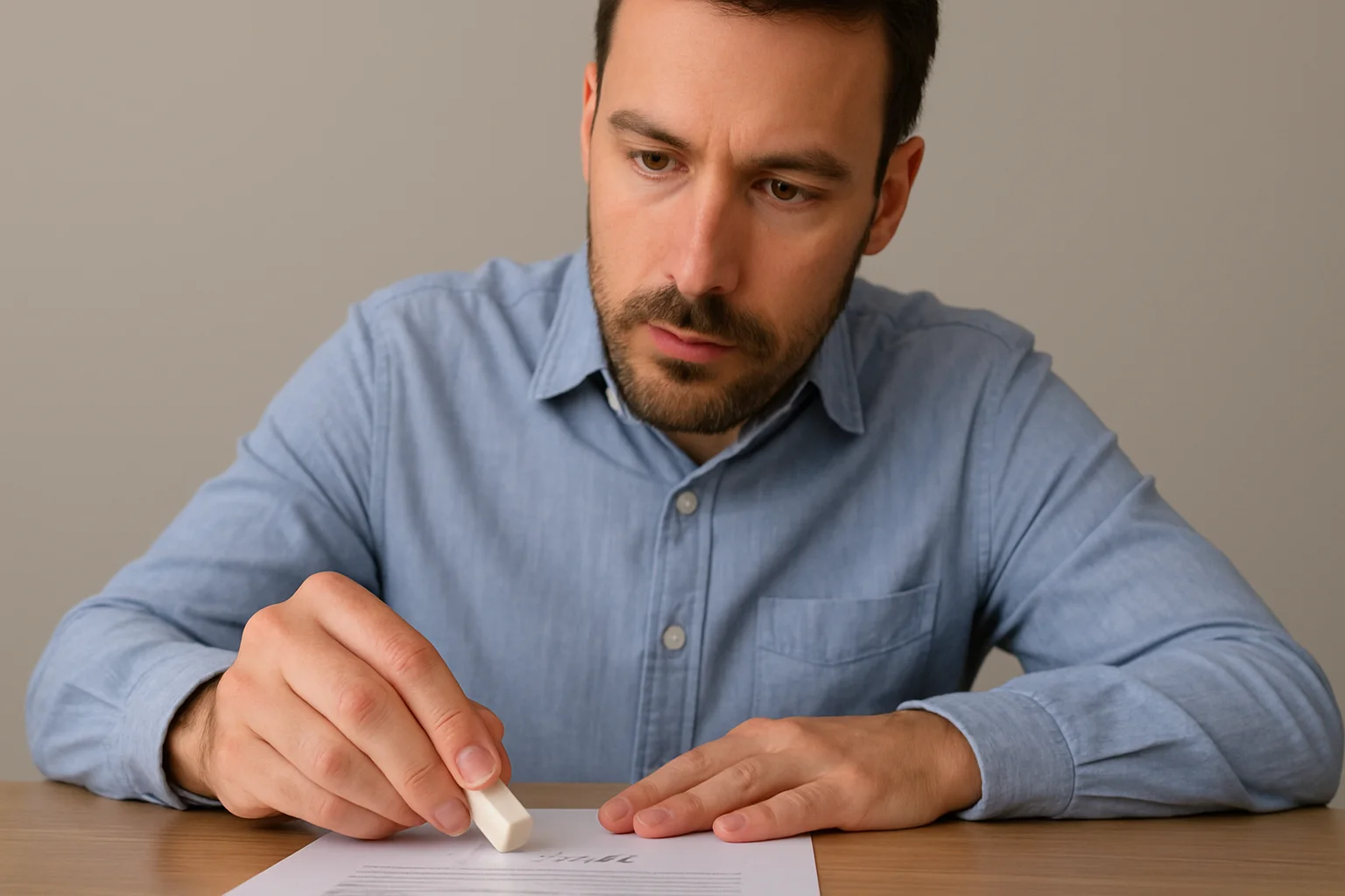 El saneamiento de escritura como el ajuste legal para errores de principiantes